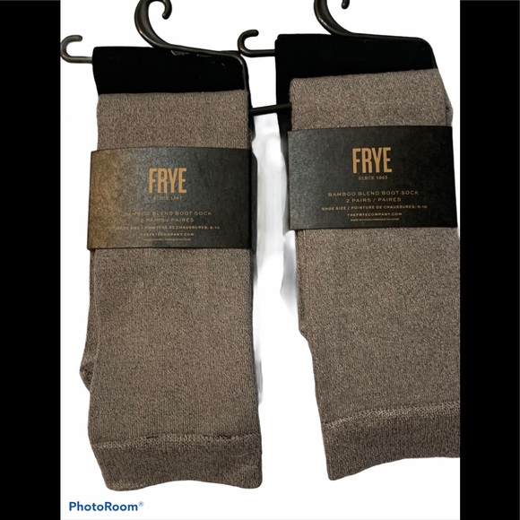 New Frye Bamboo Boot Socks 2 Packs 4 Pairs